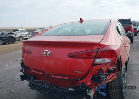 2020 Hyundai Elantra Limited z USA, uszkodzony, nr VIN 5NPD84LF5LH521028